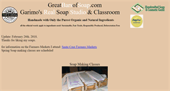Desktop Screenshot of greatbarsofsoap.com