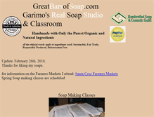 Tablet Screenshot of greatbarsofsoap.com